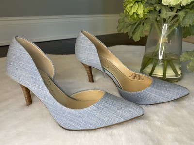 jessica simpson denim pumps