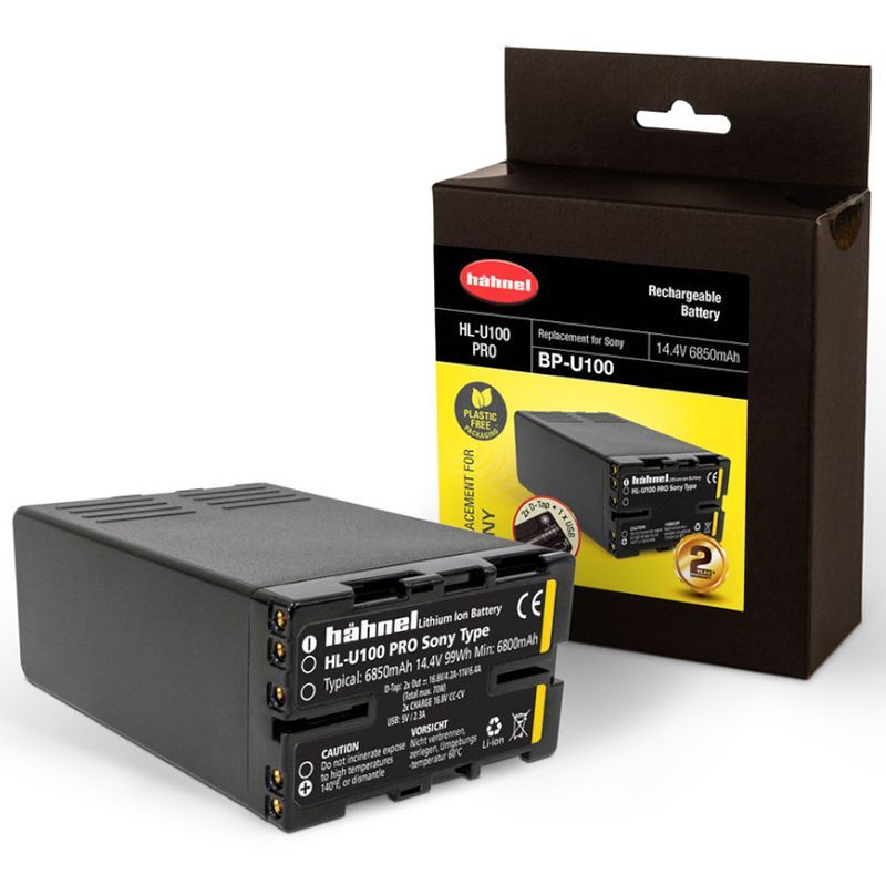 Hahnel HL-U100 Replacement Li-ion Battery for Sony BP-U100