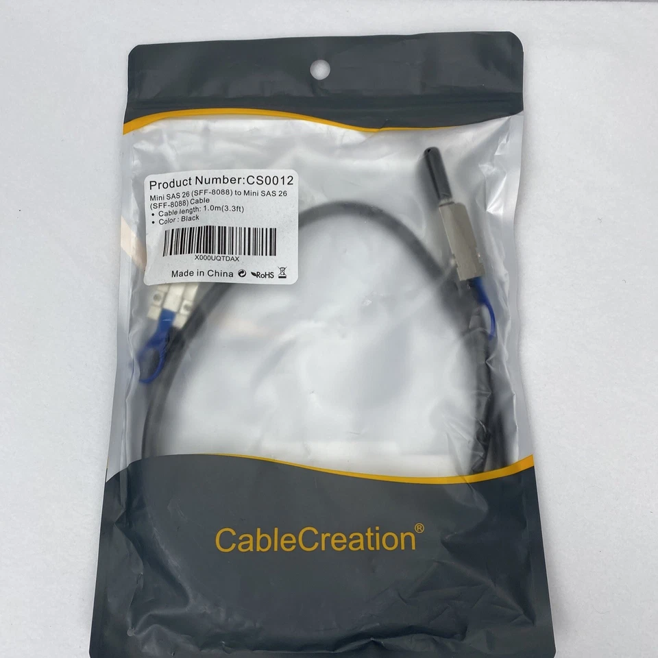 CableCreation External Mini SAS 26pin (SFF-8088) Male to 26 1M - Image 2 of 4
