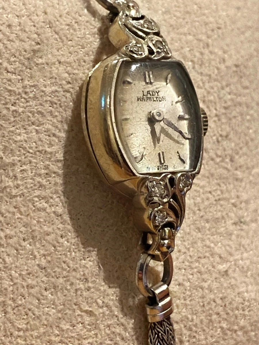Lady hamilton online watch 14k gold
