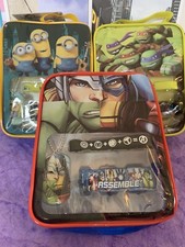 Children s gift set Dog Tag necklace Bracelet-Avengers-Ninja Turtles-Minions-kid