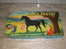 TRANSOGRAM BLACK BEAUTY BOARD GAME COMPLETE IN BOX