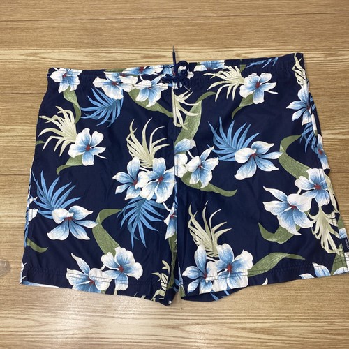 Traje De Baño Para Hombre Nautica Pantalones Cortos Florales Breve Incorporado