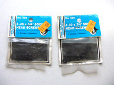 (2 packs) Carl Goldberg No. 505 4-40 X 3/4” Socket Head Screws 4 Pcs - 8 Screws