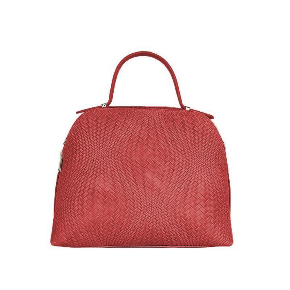 SAOLA Borsa a Mano in Pelle Effetto Mosaico Made in Italy