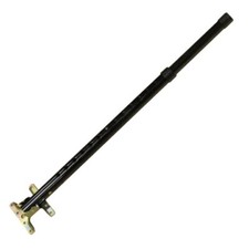 Casa rodante/cámper ajustable individual negra 20-1/2"-32" de largo X-SGL-ADJ-LEG-BLACK