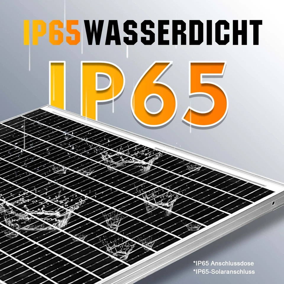 600W Solarmodul Set Solaranlage Komplettset Solarpanel Mono Wohnmobil Camping DE - Bild 3 von 4