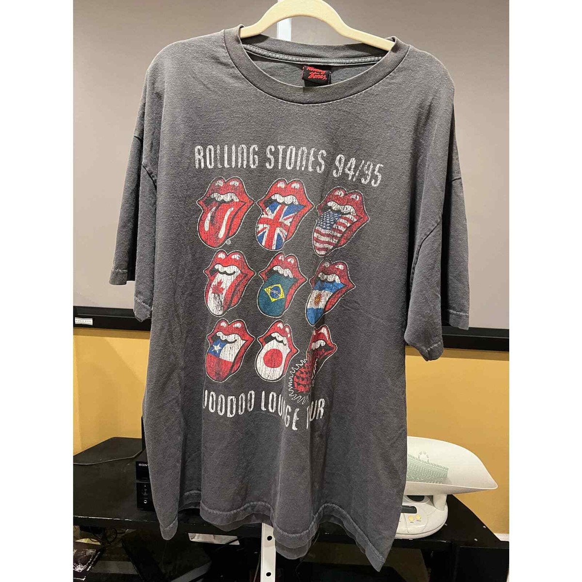 ミュージシャン RollingStones Voodoo TOUR TEE XL Rolling Stones Voodoo Lounge Tour '94/95 Authentic XL | eBay