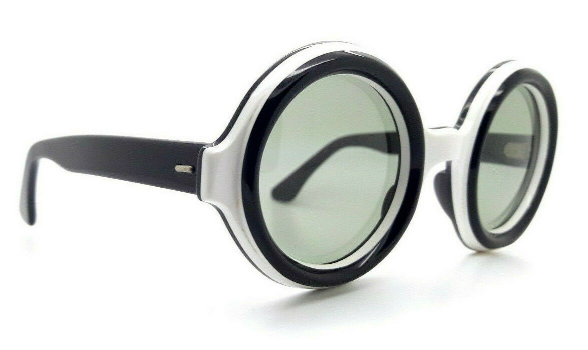 French Vintage two tone round oversize sunglasses black  display picture 1