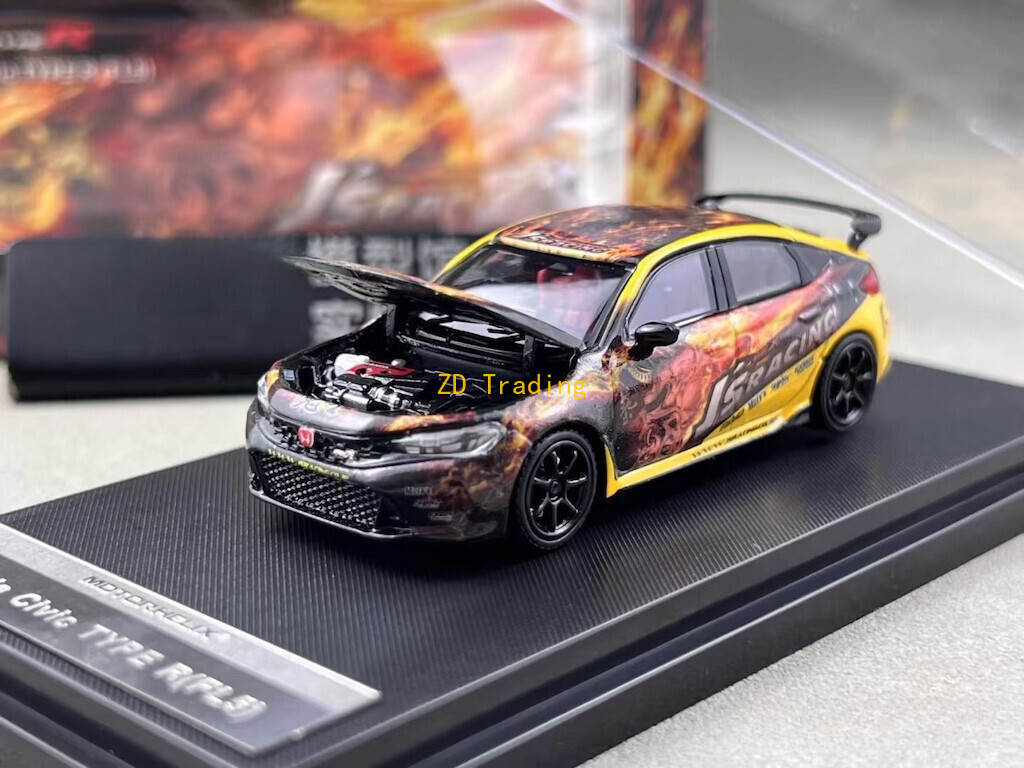 MH 1:64 JDM JS Racing Civic Type R FL5 Sports Model Diecast