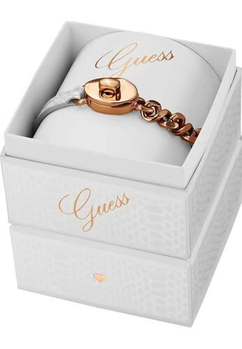 Joyería de Moda GUESS Cuero Blanco