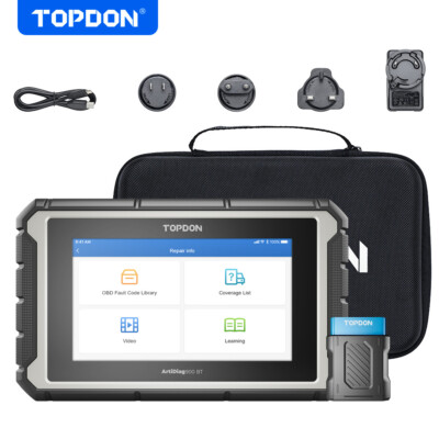 2026 TOPDON Artidiag900 BT ECU Coding Car Diagnostic Scan Tool TPMS Scanner PRO