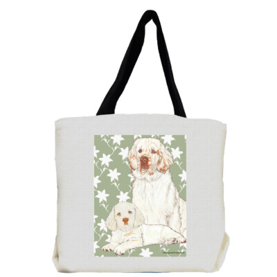 Clumber Spaniel Tote Bag, Clumber Spaniel Gift