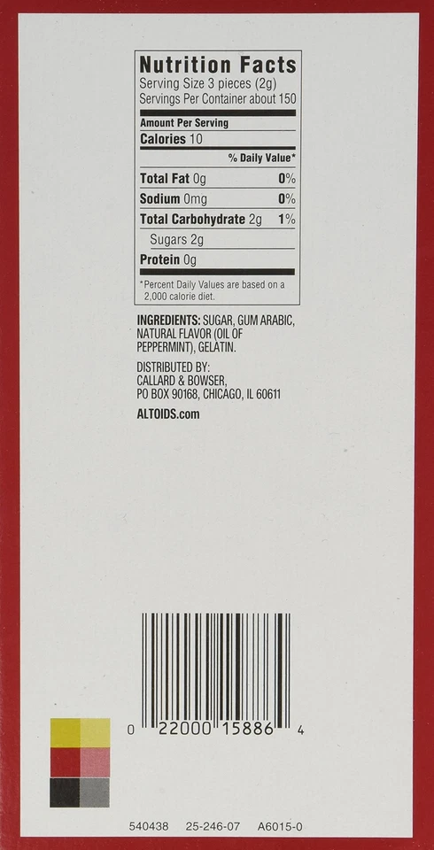 Mentas de menta Altoids - 1,76 onzas (paquete de 6) Foto 2 de 2