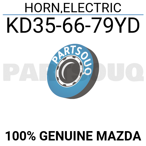 KD356679YD Genuine Mazda HORN,ELECTRIC KD35-66-79YD | eBay