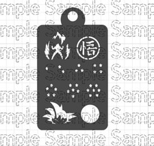 DragonBall Z - Face Painting STENCIL