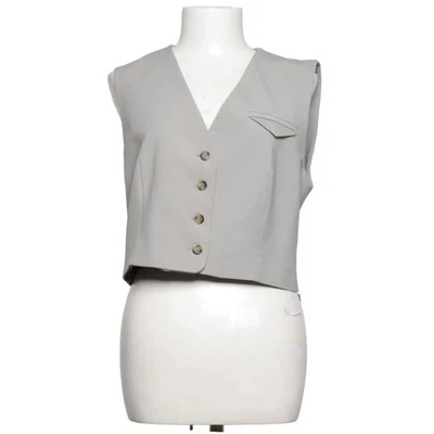 Zara, gilet de costume, taille : L, gris, polyester/viscose, unicolore, femme... - Photo 1/4