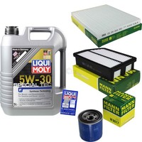 Inspektionskit Filter Liqui Moly ÖL 5L 5W-30 FüR Hyundai IX35 LM EL ELH 1.6