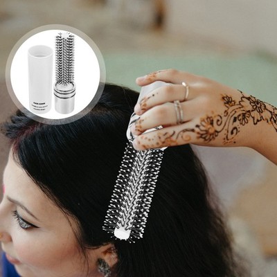 2 Pcs Friseur Pinsel Reise Haarbürste Kleine Rundbürste Reisehaarbürste