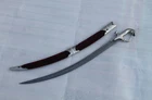 New rajput/ Punjabi /Sikh silver damascened wedding sword steel blade