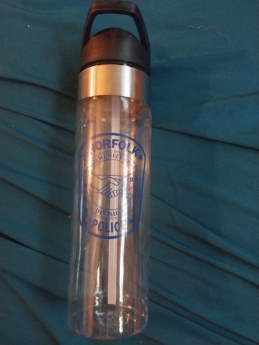 NORFOLK POLICE Dept Department Va Virginia DRINK WATER BOTTLE Hampton Roads 757