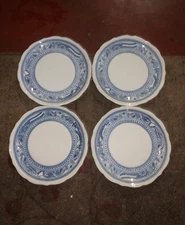 Vintage Syracuse China 9.25" Plates Liberty Pattern Restaurant Ware Set Of 4