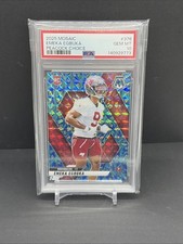 2025 Mosaic Choice Peacock Emeka Egbuka RC #376 Buccaneers SSP PSA 10 💎 !