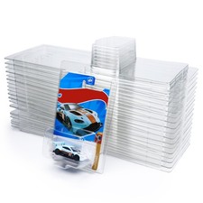 25 Pack Mainline Protector Case for Hot Wheels Matchbox Heavy Duty Clamshell
