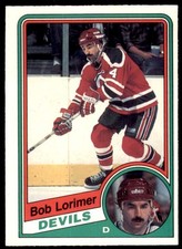 1984-85 O-Pee-Chee Bob Lorimer Hockey Cards #114