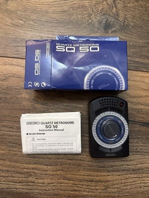 SEIKO Quartz Metronome SQ50 Sehr Gut / Wie Neu