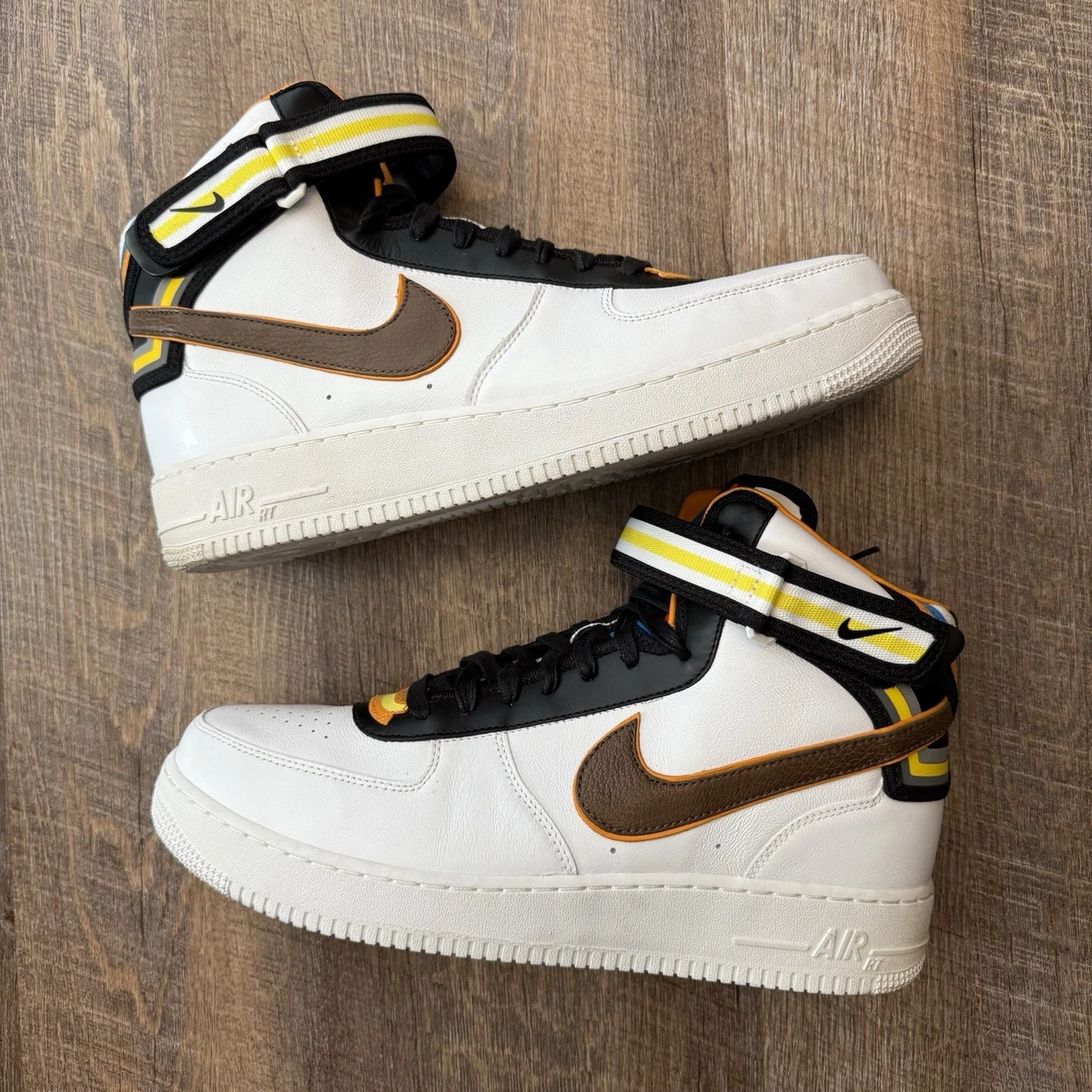 Nike Riccardo Tisci x Air Force 1 SP Mid White Brown | eBay