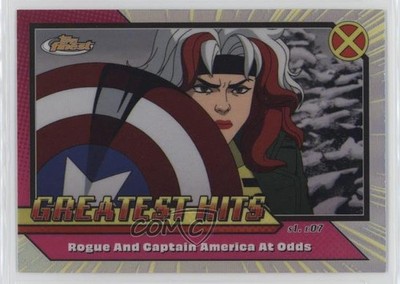 2025 Topps Finest X-Men '97 Greatest Hits Rogue And Captain America At Odds 1i3m