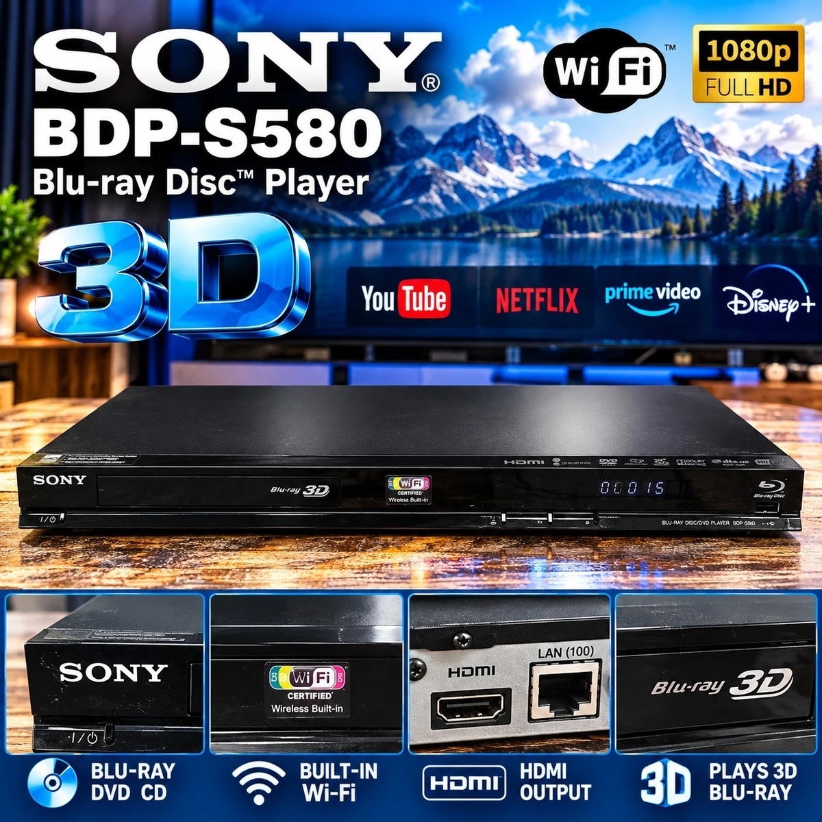 25+ Sony Blu-ray 3D Players for sale | Updated Oct 2026