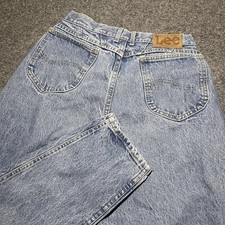 Vintage Lee Jeans Womens 14 Med 305 Riders Mom Tapered High Rise 80s