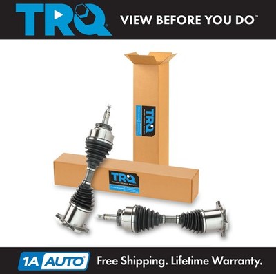 TRQ New CV Axle Shaft Assembly Front Pair Set for Expedition F150 LT Navigator