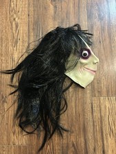 Adult Momo Haloween Mask  One Size Fits Most Horror Costume Viral Momo Challenge