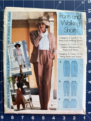 Sewing Step by Step Pants & Walking Shorts Pattern Size 4-22 Uncut FF
