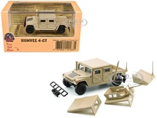 HUMVEE 4-CT MILITARY VEHICLE DESERT TAN 1/64 DIECAST BY BM CREATIONS 64B0459