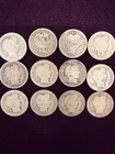 12x Barber Silver Dime Lot 10C 90% Silver