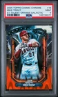 2025 Topps Cosmic Chrome Mike Trout ET Talent Orange Galactic /25 PSA 9 MINT