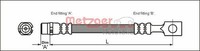 Bremsschlauch Hinten Links Rechts Metzger 4112818 FüR Opel