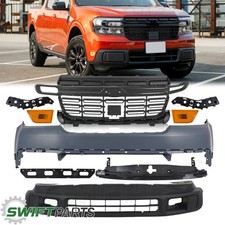 For 2022-2024 Ford Maverick Front Bumper Cover Grille Kit Bracket Upper Lower For 2022-2024 Ford Maverick Front Bumper Cover Grille Kit Bracket Upper Lower