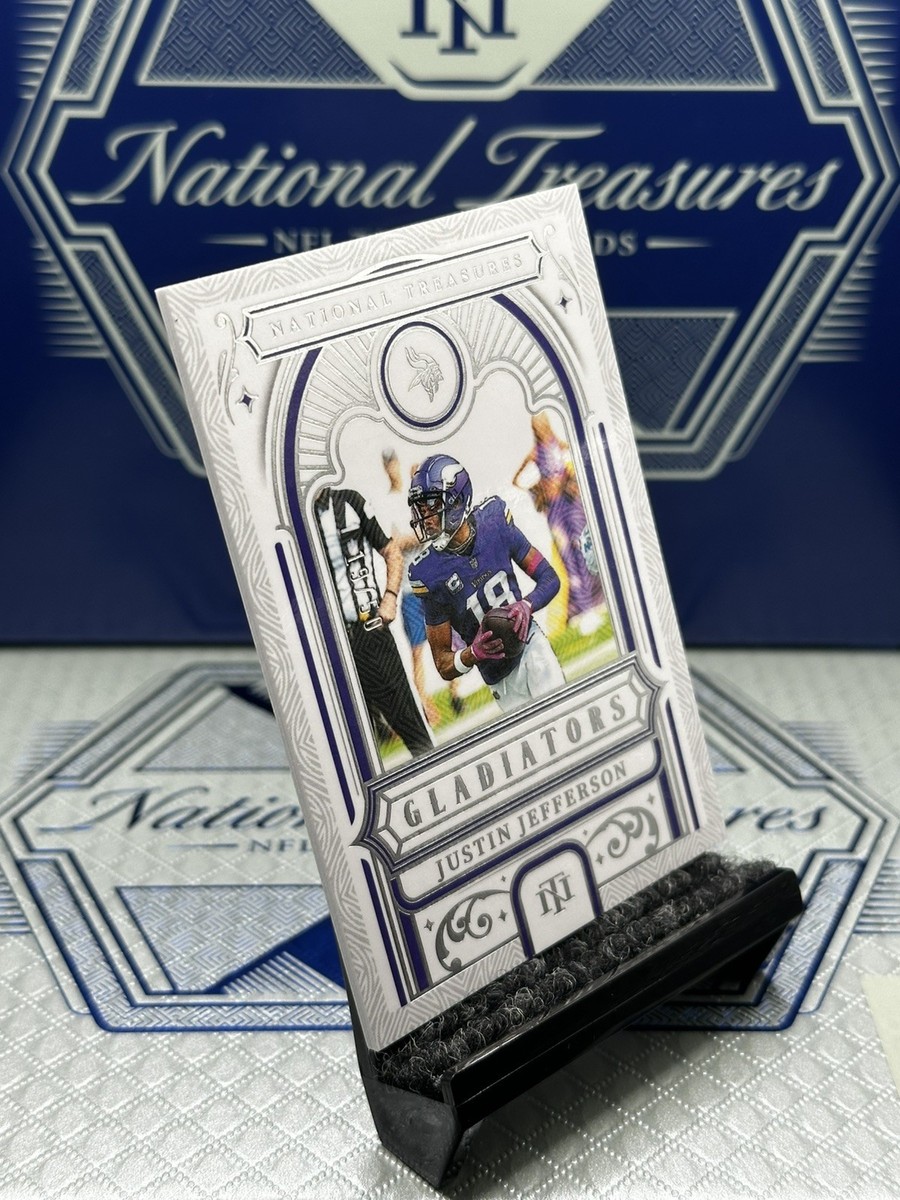 2025 National Treasures Justin Jefferson🌟Gladiators,SSP#/50