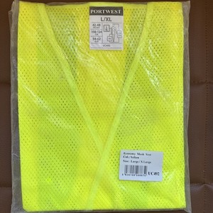 Portwest UC492 Economy Hi-Vis Reflective Cooling Mesh Safety Work Vest ANSI 