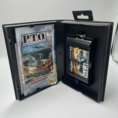 P.T.O. (Sega Genesis, 1993). Cib Complete