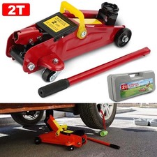 2 Ton Tonne Hydraulic Trolley Floor Jack With Plastic Storage Carry Case Car Van