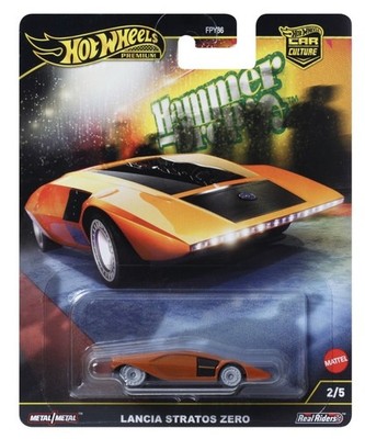 Hot Wheels Premium - 2024 Hammer Drop 2/5 Lancia Stratos Zero (BBHRV77)