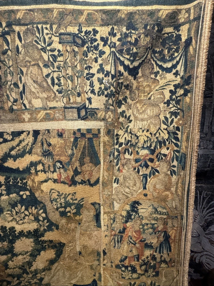 Сувенирный мини Гидеон гобелен репродукция на натуральный хлопок льняной холст - Изображение 4 из 4