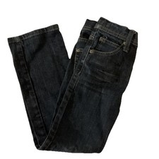 EUC Boys size 7 Skinny Jeans, Lee Dungarees Blue Denim Adjustable Straps Inside