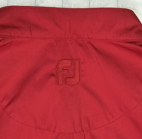 FootJoy Westchase Red Performance Vest 100% Polyester Vest - Picture 4 of 9